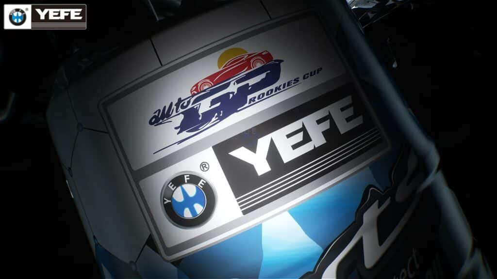 YEFE brand logo and product labeling showing professional hydraulic oil manufacturer specializing in different types of hydraulic fluids including anti-wear AW formulations, ISO VG grades, and HVLP high viscosity index oils for industrial and mobile equipment