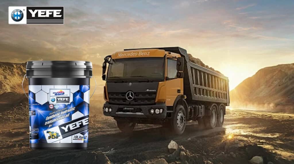 YEFE L-HM 68# advanced anti-wear hydraulic oil 18 liter bucket with double oil film protection technology, ISO VG 68 viscosity grade for high-temperature and heavy-load construction equipment including excavators, loaders, and bulldozers