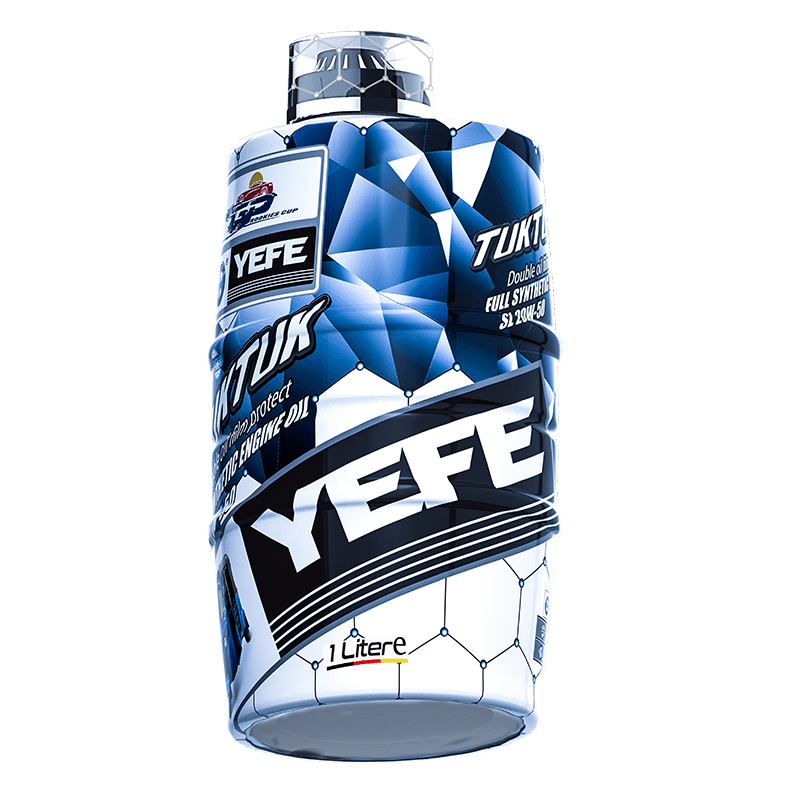 20W-50 fully synthetic engine oil front view