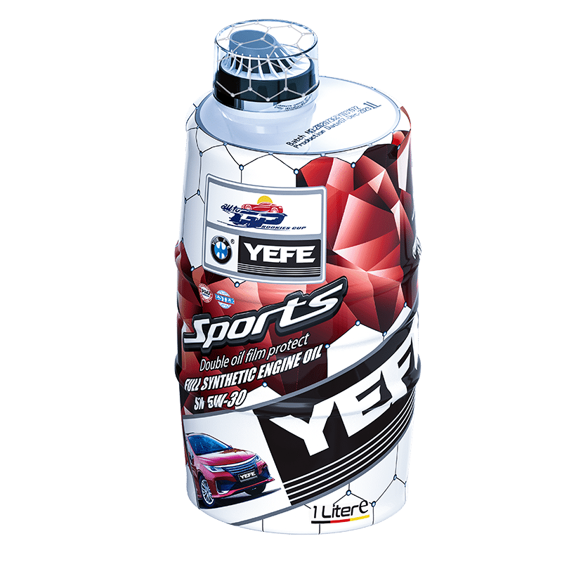 Ester-based SP C3 0W-30 fully synthetic engine oil front view