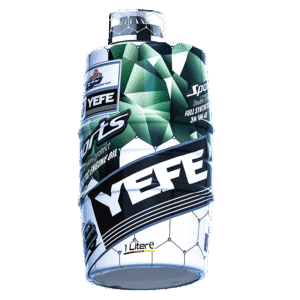 YEFE Sports SN 5W-40 fully synthetic engine oil back label and specifications