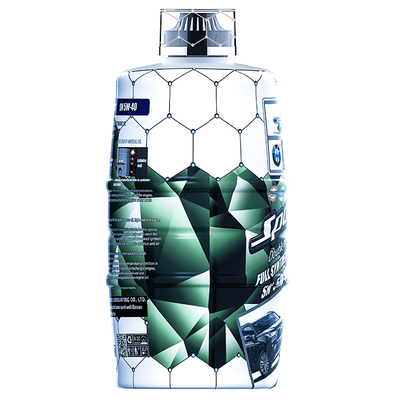 YEFE Sports fully synthetic engine oil SN 5W-40 1 liter front view packaging