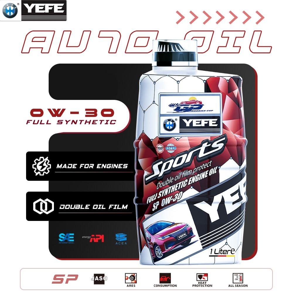 Ester-Based Fully Synthetic SP / C3 0W-30 Engine Oil