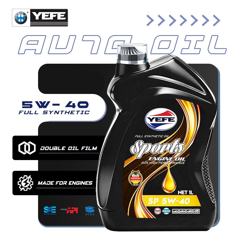 Fully Synthetic API SP 5W-40 Engine Oil