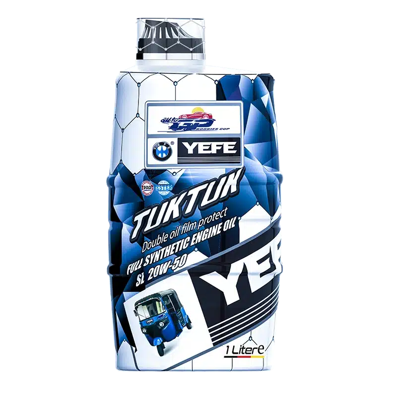 Passenger car engine oil bottle packaging – YEFE fully synthetic and semi-synthetic engine oil