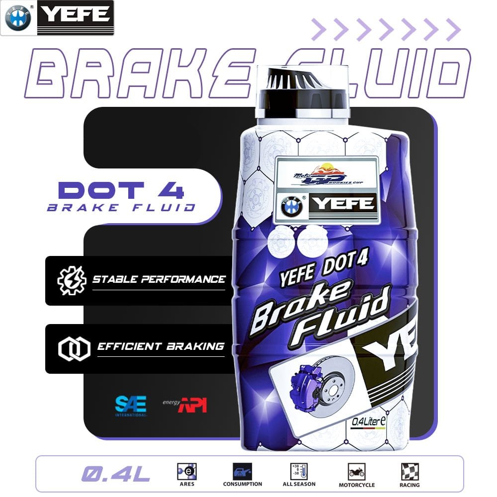 Hydraulic Racing Brake Fluid DOT 4+ for High-Performance ABS & ASR Systems
