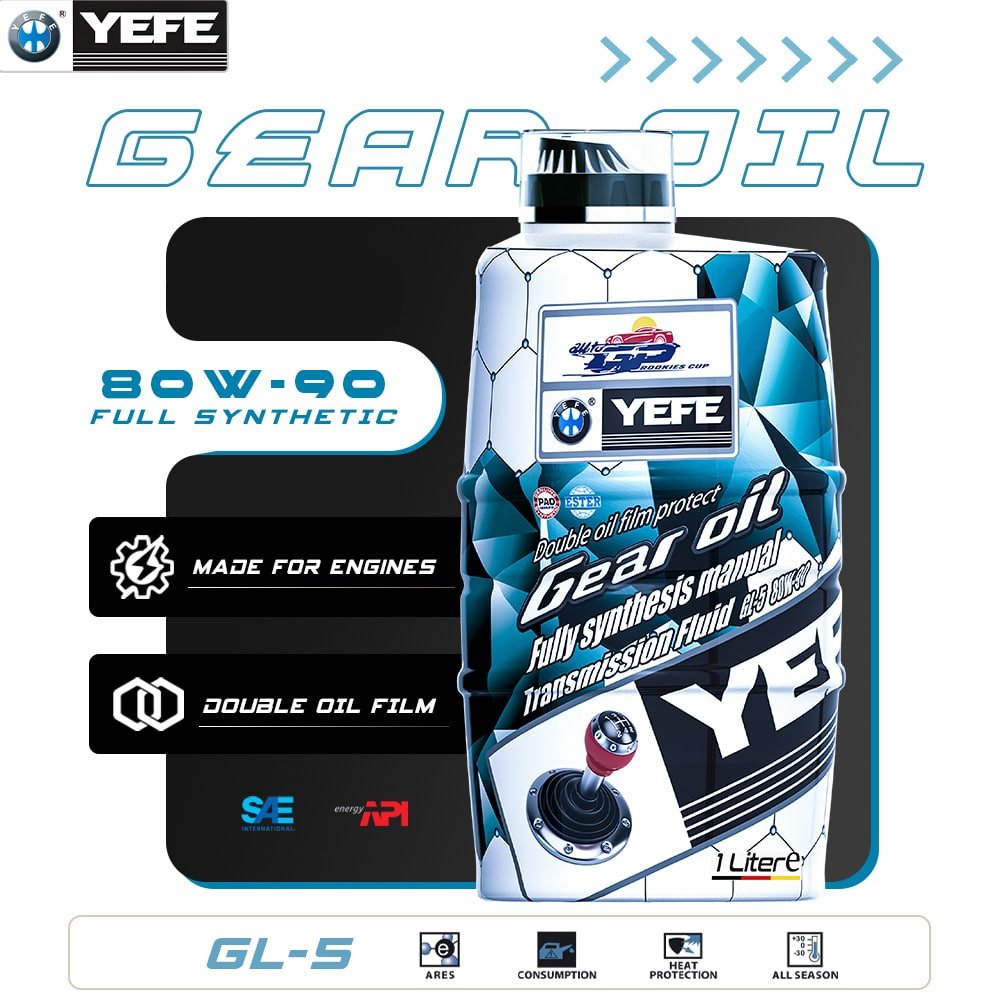 API GL-5 80W-90 Heavy Duty Gear Oil for Commercial Vehicles