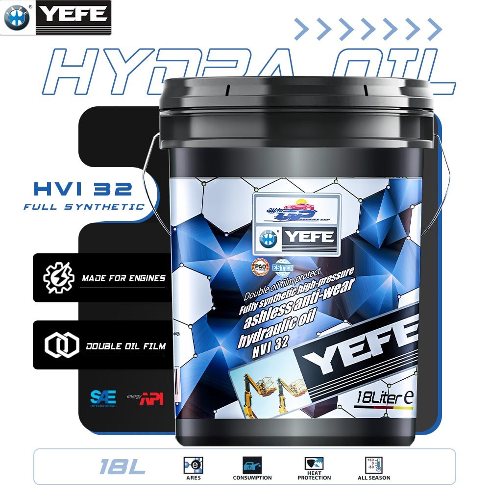 YEFE Hydra HVI 32 – High Viscosity Index Anti-Wear Hydraulic Oil HVLP