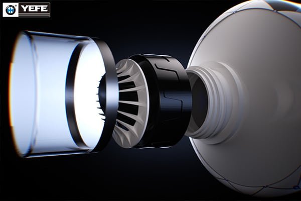 Lubricant bottle cap and packaging design detail for private label customization at YEFE