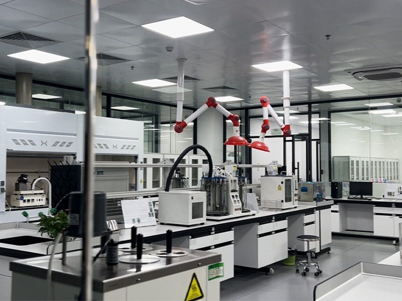 Lubricant testing laboratory facility at YEFE for product quality verification