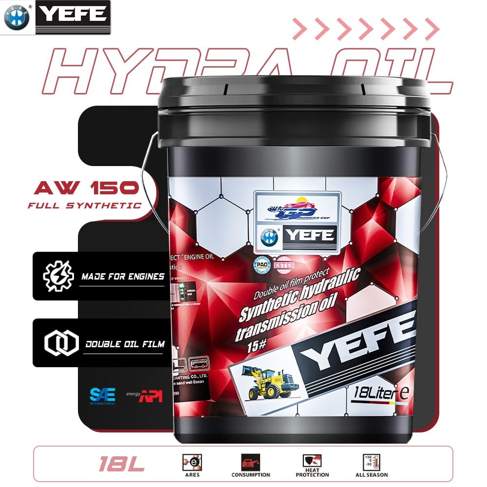 YEFE Hydra AW 150 – Anti-Wear Hydraulic Oil HLP