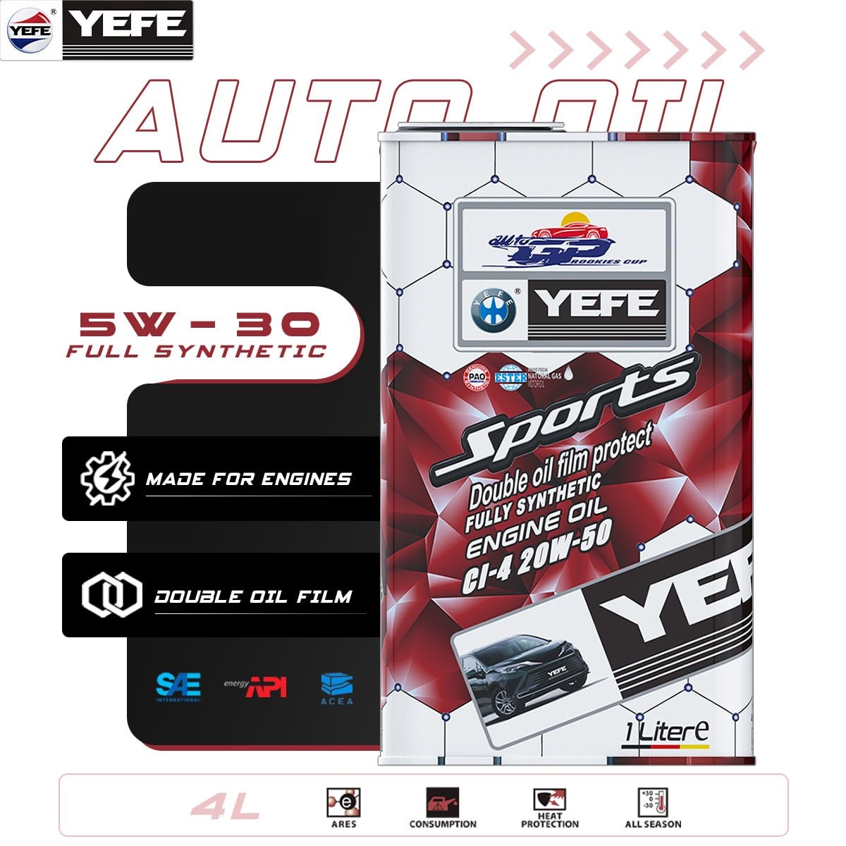 Medium Speed Diesel Engine Oil for Marine Trunk Piston Engines – YEFE Marlub 5040