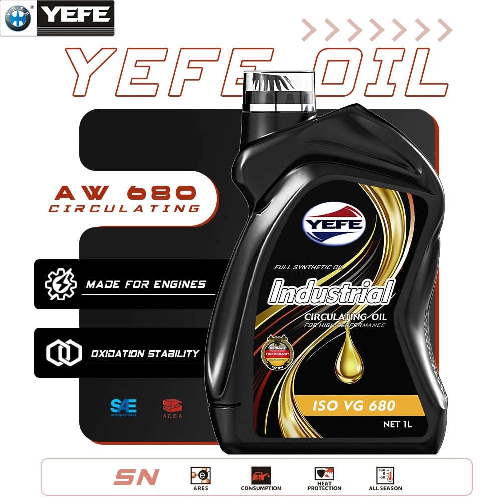 YEFE Industrial AW Circulating Oil 680