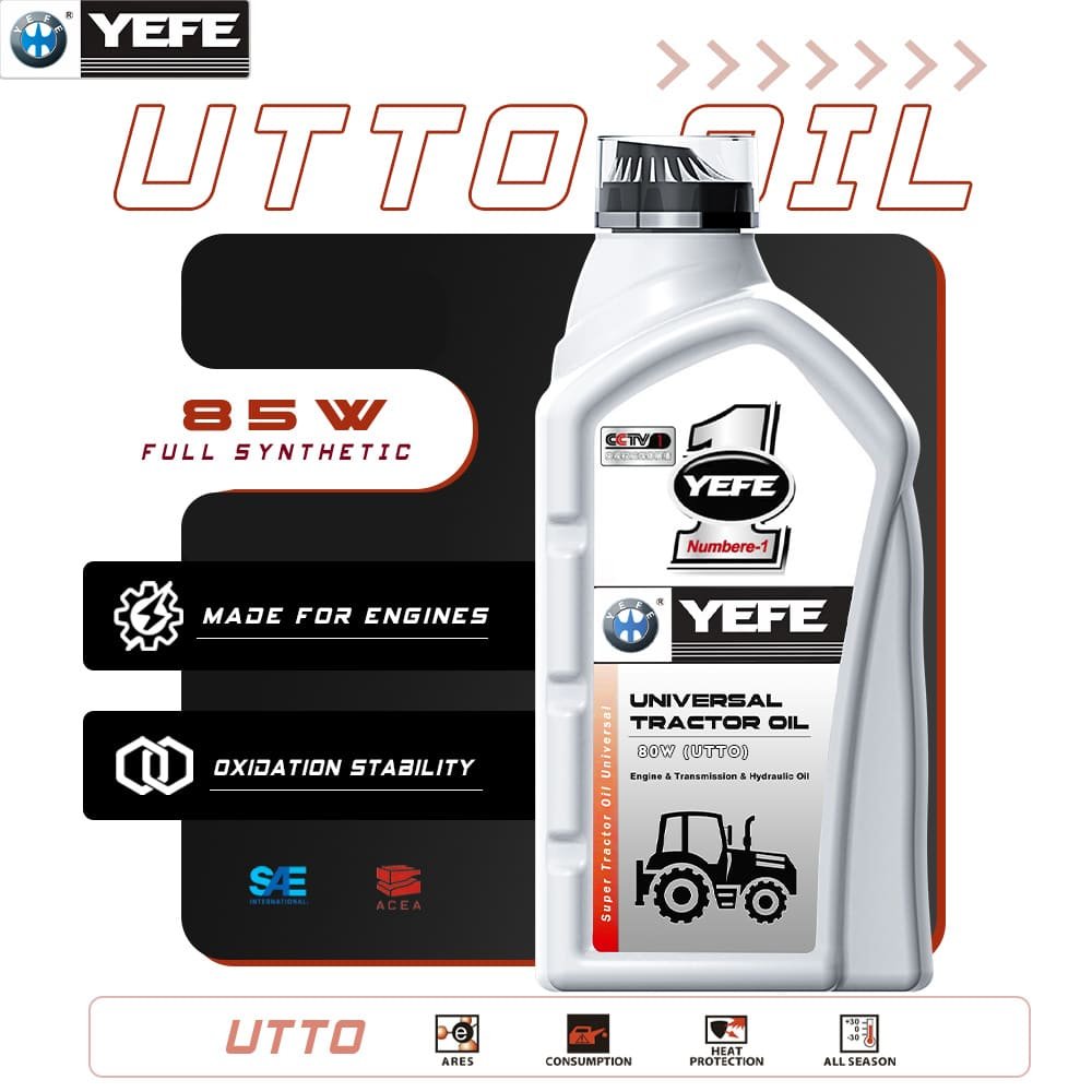 Universal Tractor Transmission & Hydraulic Oil 85W (UTTO) for Agricultural Equipment