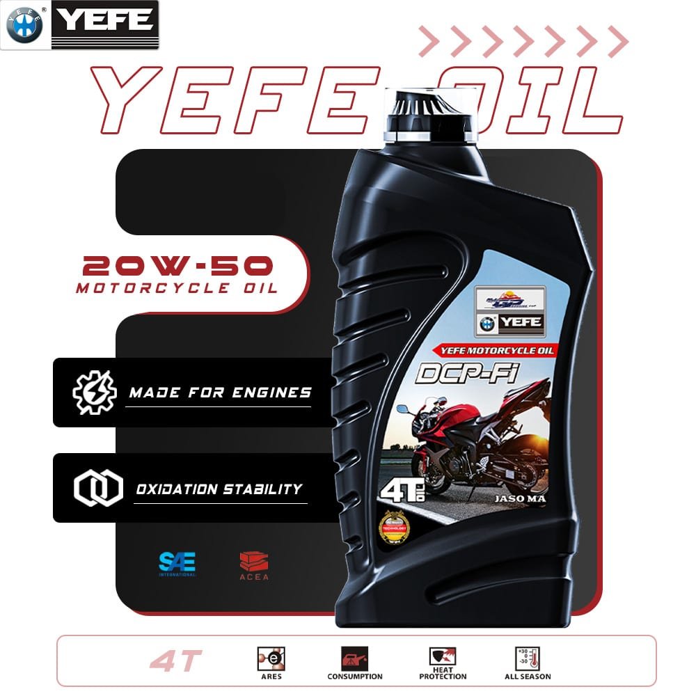 4-Stroke Engine Oil 20W-50 for Motorcycles with Wet & Dry Clutches