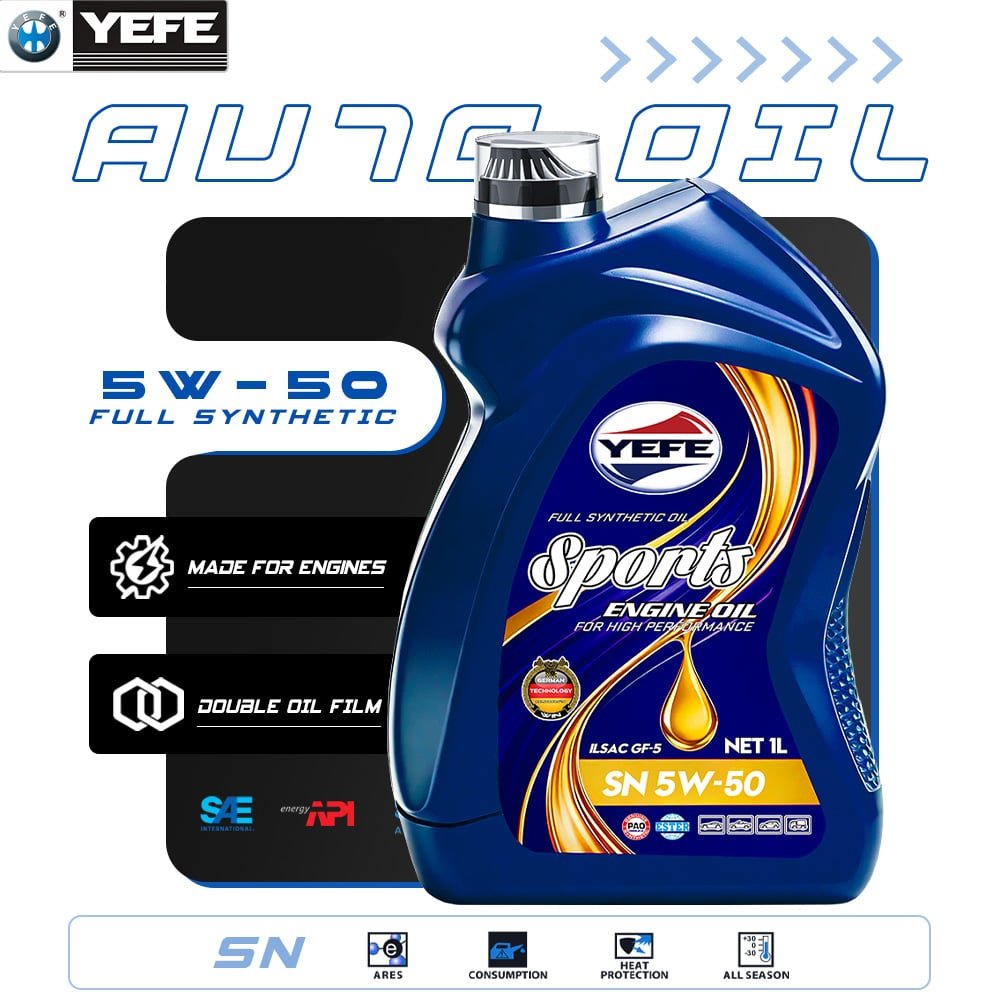 Full Synthetic Racing Engine Oil 5W-50 for High-Performance Passenger Cars