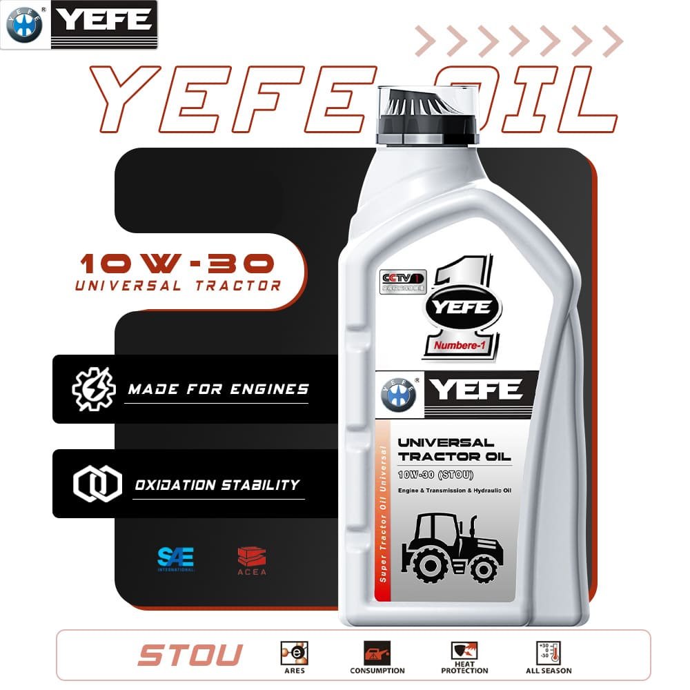 Universal Tractor Engine, Transmission & Hydraulic Oil 10W-30 (STOU) for Agricultural Equipment